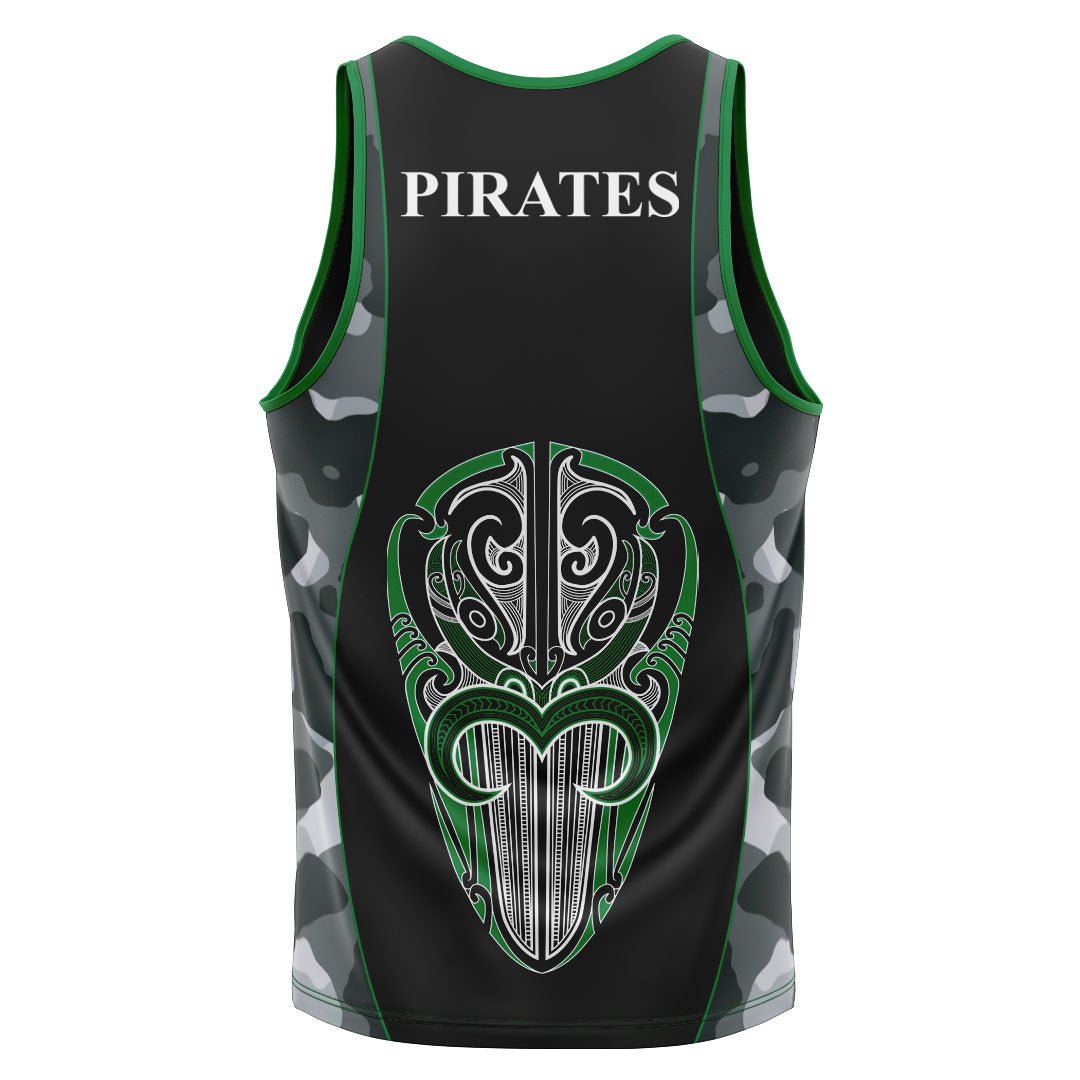 Rotorua Eastern Pirates Rugby Club Singlet - R80Sports