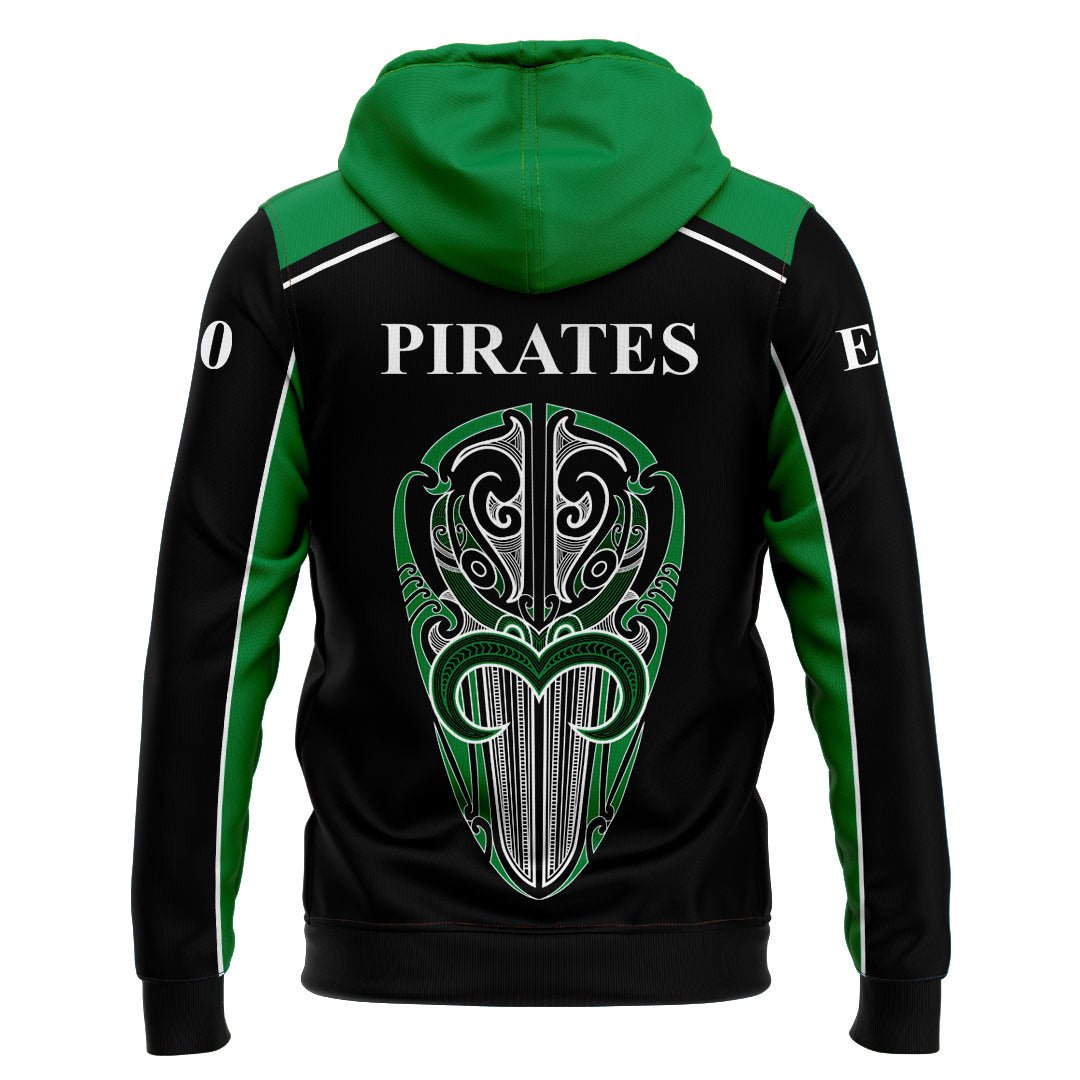 Rotorua Eastern Pirates Rugby Hoodie with Zip - R80Sports