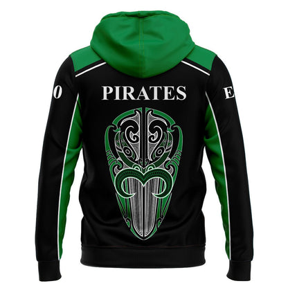 Rotorua Eastern Pirates Rugby Hoodie with Zip - R80Sports