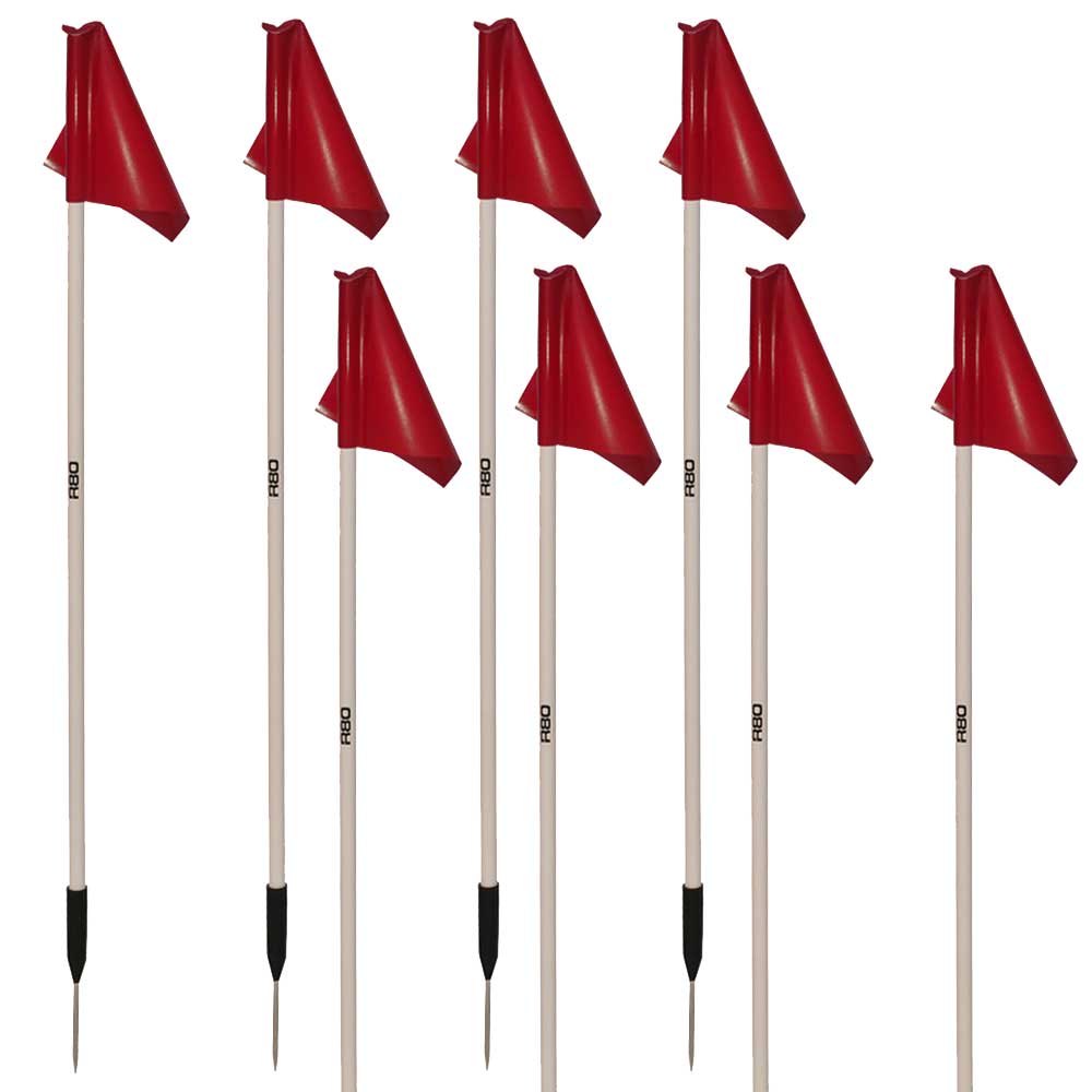 Sideline Pole and Top Tarp Flag Sets - R80Sports