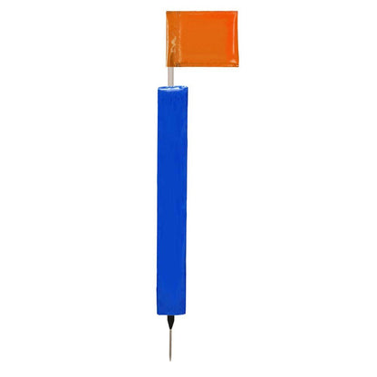 Sideline Pole with Club Colour Flags and Protectors - R80Sports