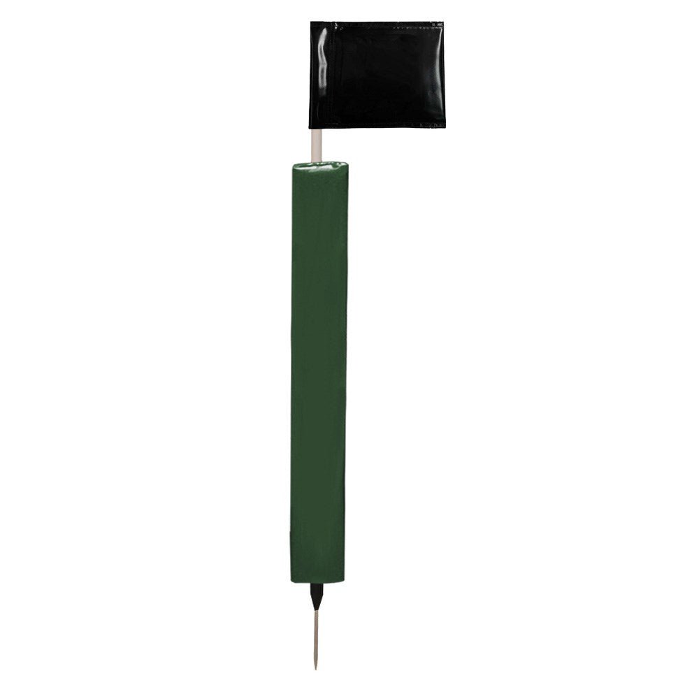 Sideline Pole with Club Colour Flags and Protectors - R80Sports