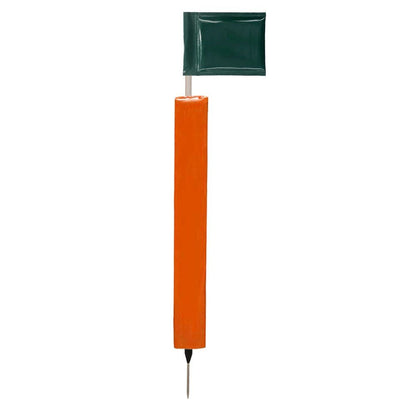 Sideline Pole with Club Colour Flags and Protectors - R80Sports