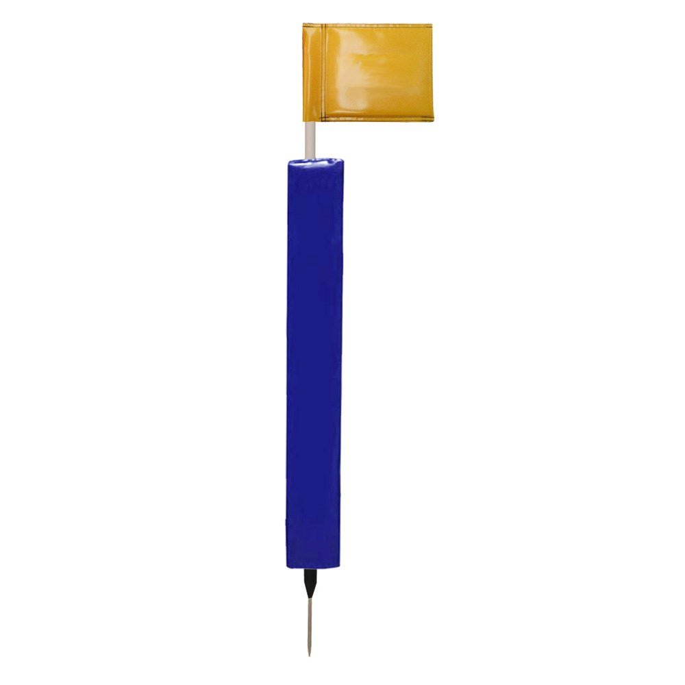 Sideline Pole with Club Colour Flags and Protectors - R80Sports