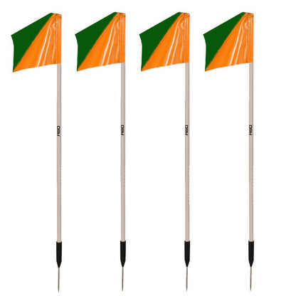 Sideline Pole with Club Colours Flag Sets - R80Sports