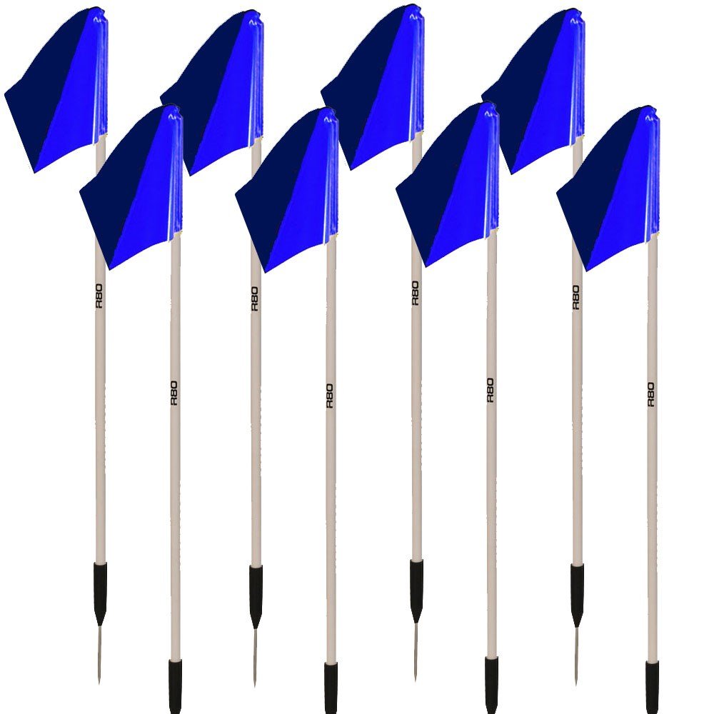 Sideline Pole with Club Colours Flag Sets - R80Sports