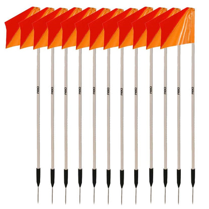 Sideline Pole with Club Colours Flag Sets - R80Sports