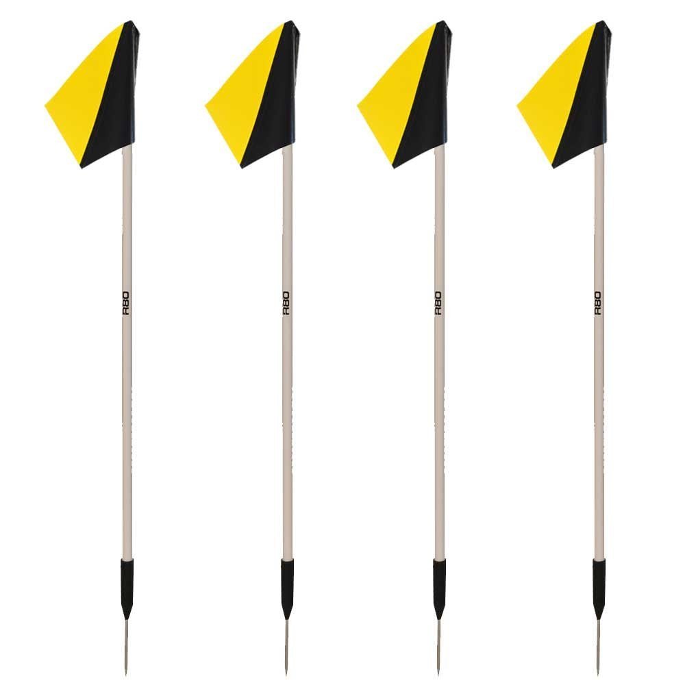 Sideline Pole with Club Colours Flag Sets - R80Sports