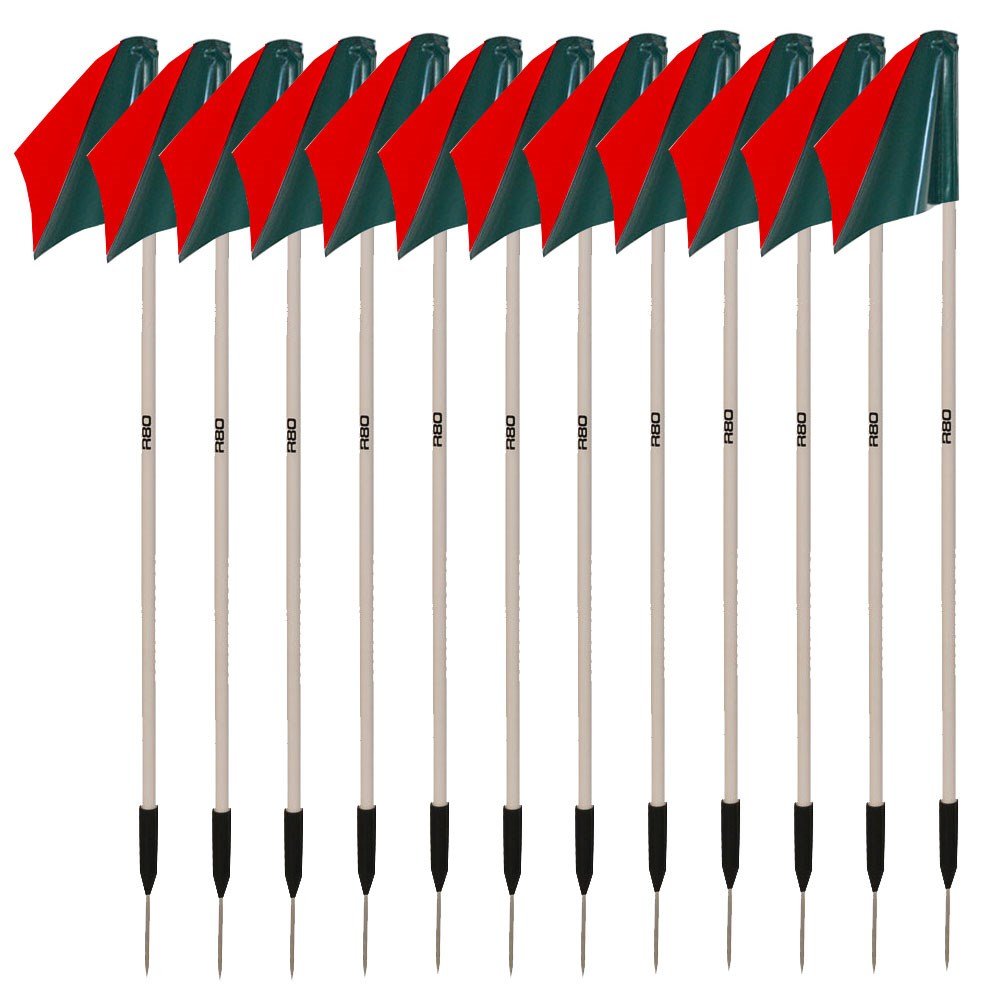 Sideline Pole with Club Colours Flag Sets - R80Sports