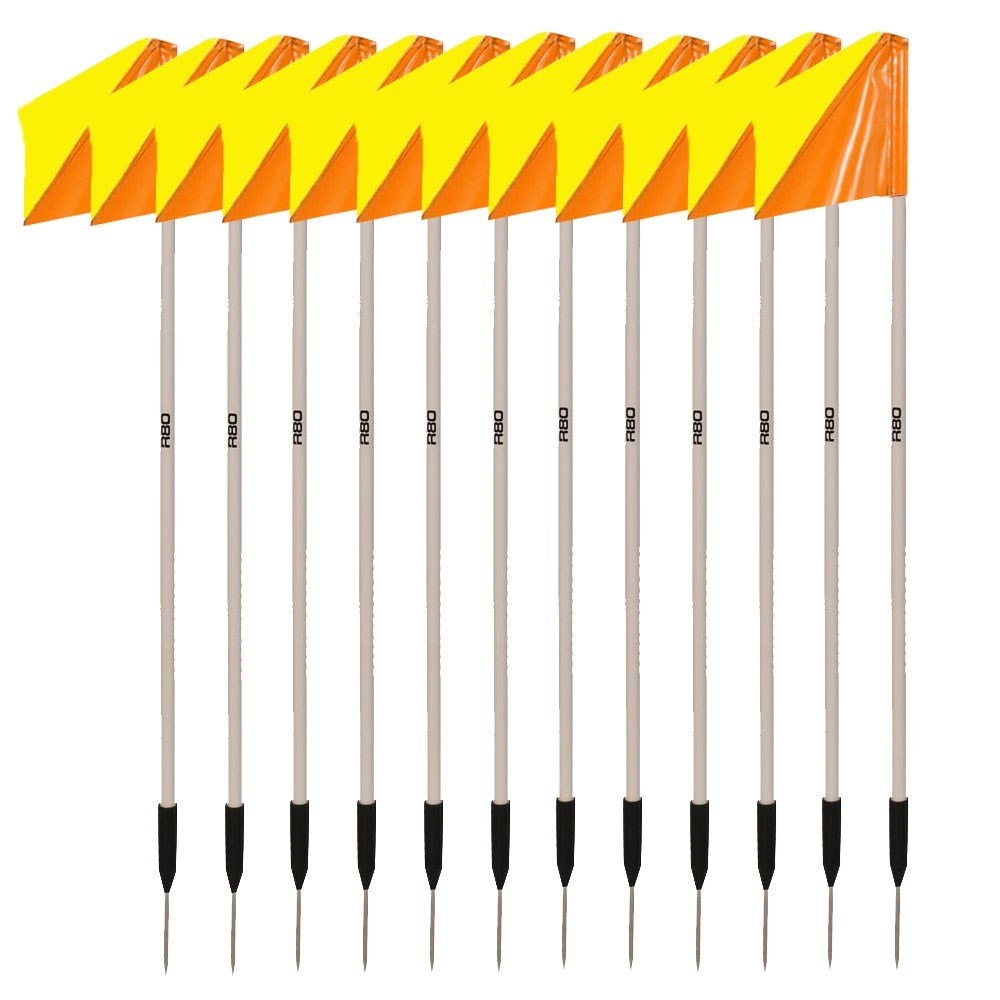 Sideline Pole with Club Colours Flag Sets - R80Sports