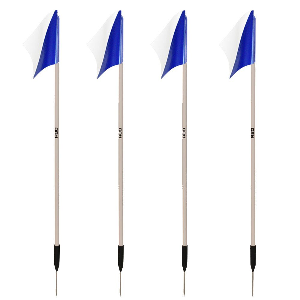 Sideline Pole with Club Colours Flag Sets - R80Sports