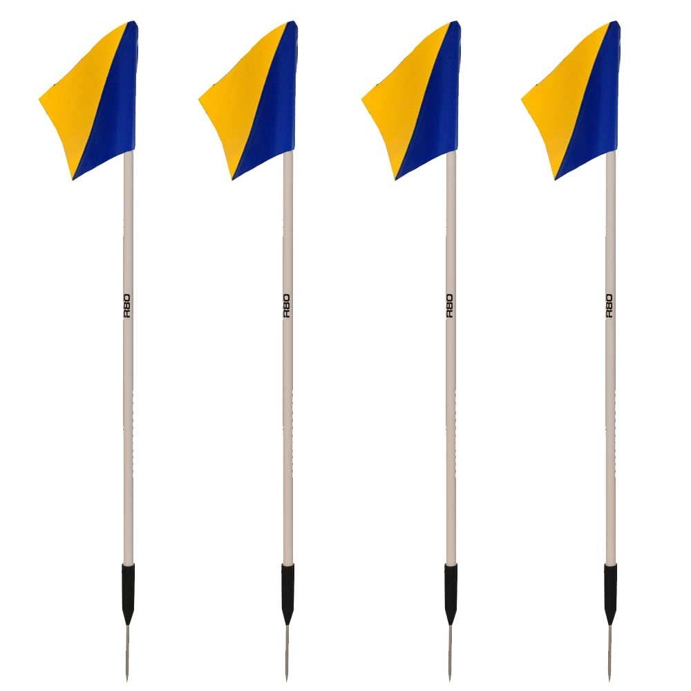 Sideline Pole with Club Colours Flag Sets - R80Sports