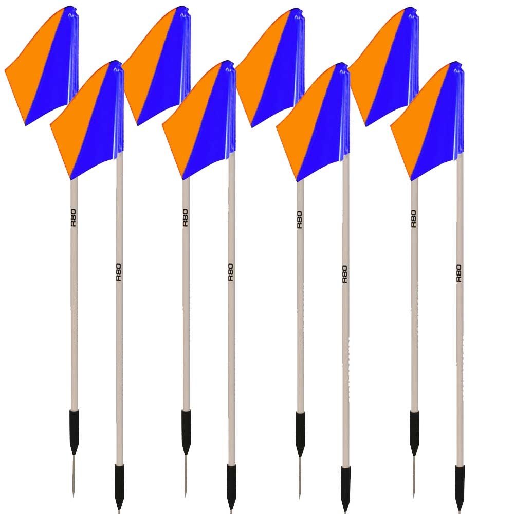 Sideline Pole with Club Colours Flag Sets - R80Sports