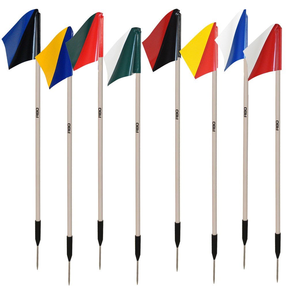 Sideline Pole with Club Colours Flag - R80Sports