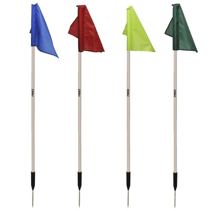 Sideline Pole with Nylon Flag - R80Sports