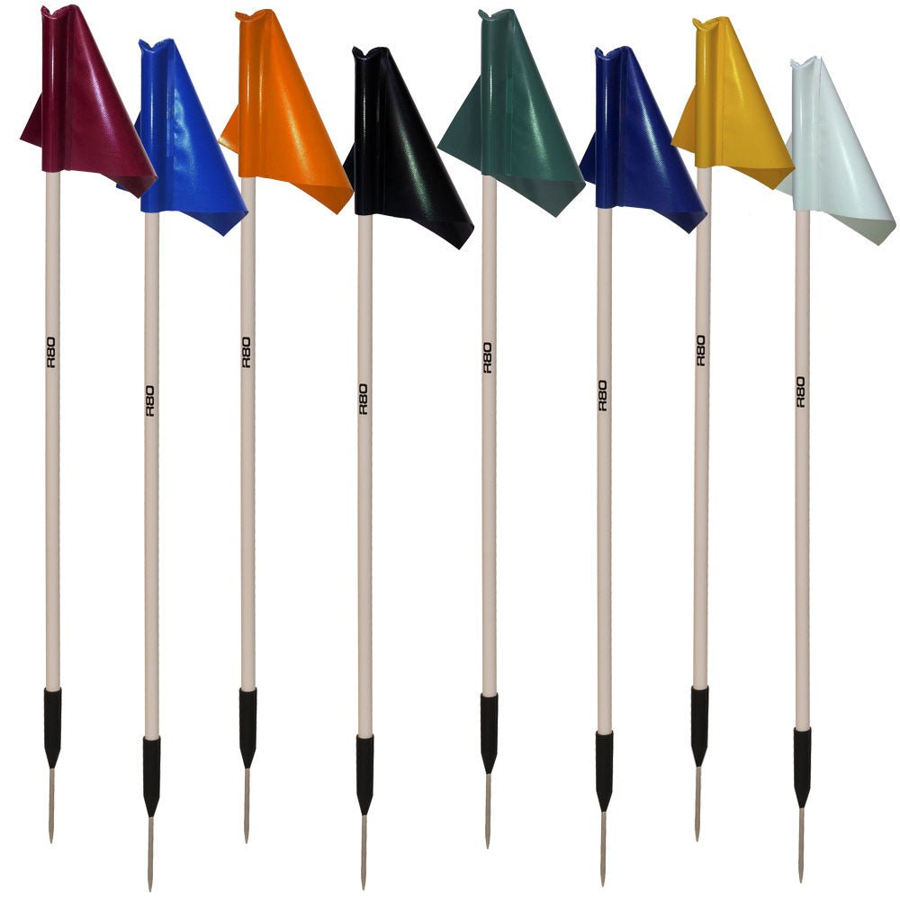 Sideline Pole with Top Tarp Flag - R80Sports