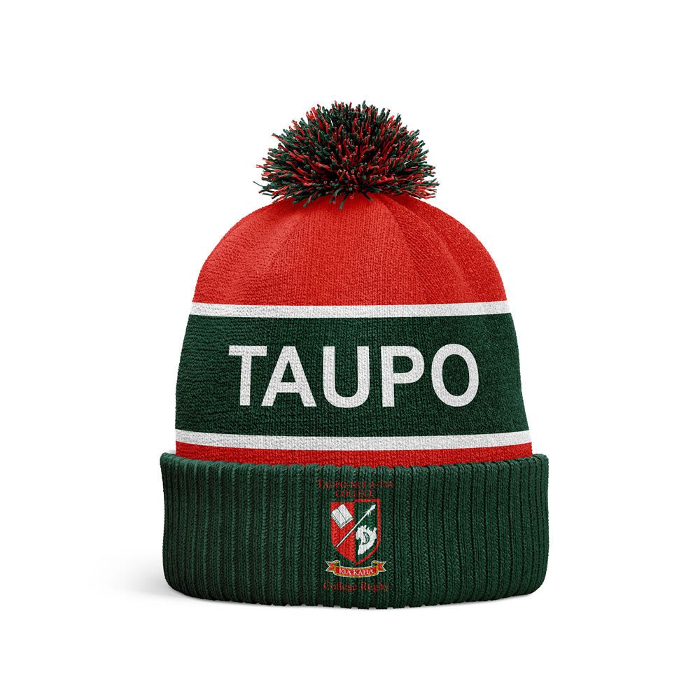 Taupo Nui - a - Tia College - Custom Pom Pom Beanie - R80Sports