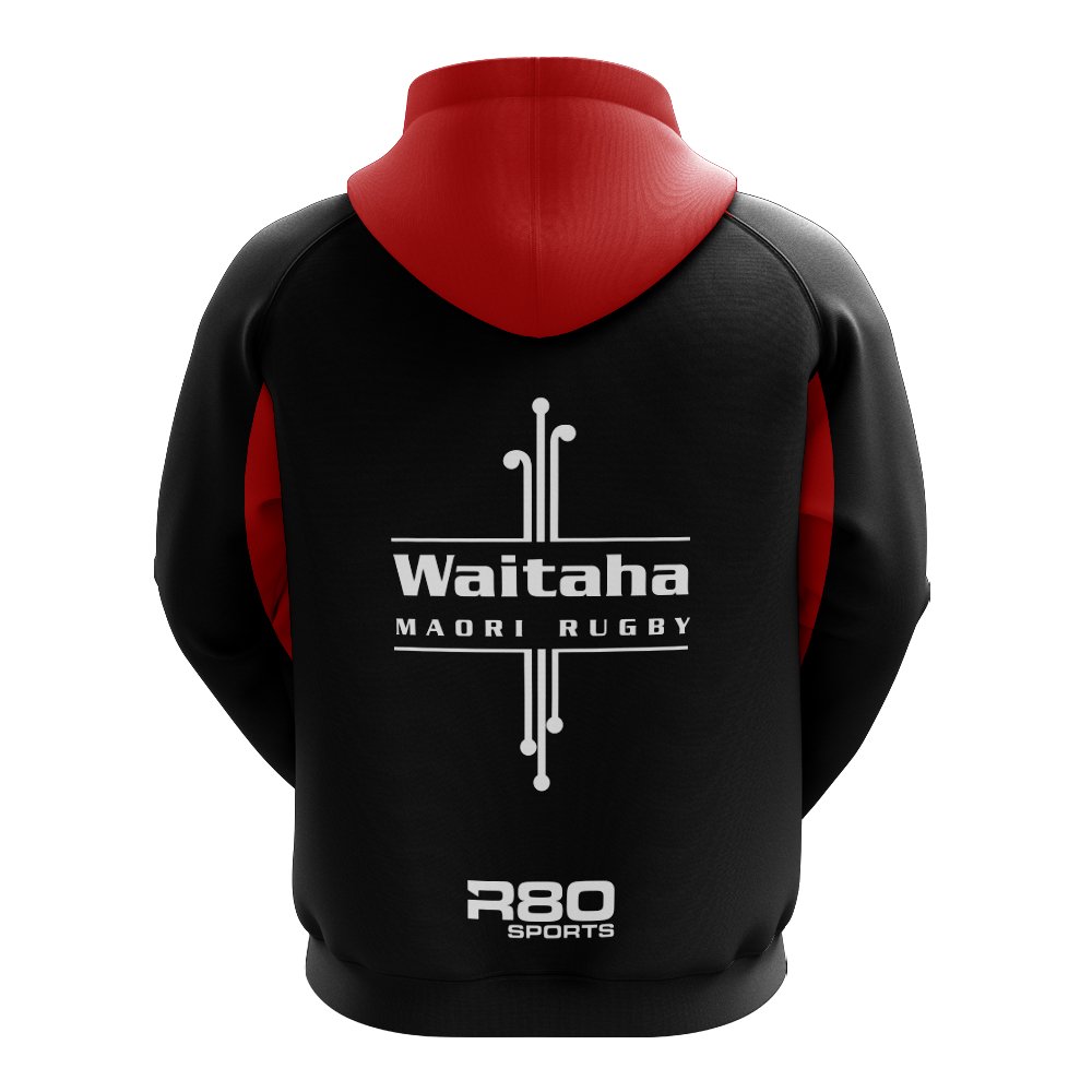 Waitaha Māori Rugby Cut and Sew Hoodies - R80Sports