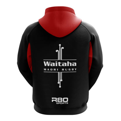 Waitaha Māori Rugby Cut and Sew Hoodies - R80Sports