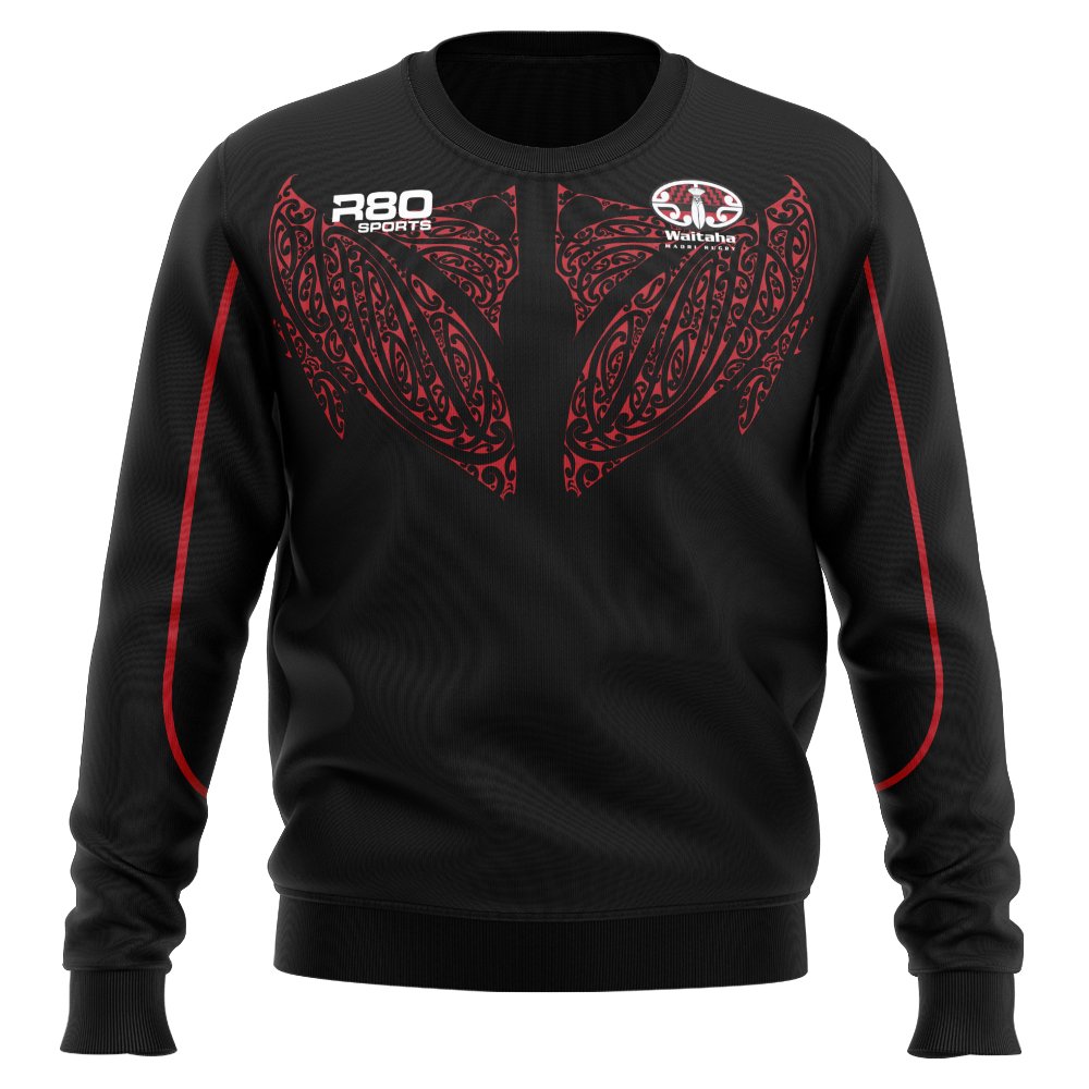 Waitaha Māori Rugby Shell Pullover Jacket - R80Sports