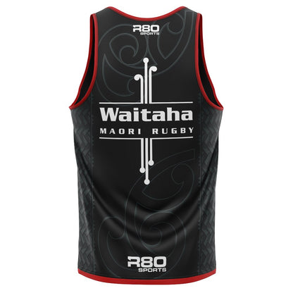 Waitaha Māori Rugby Sublimated Singlet - R80Sports