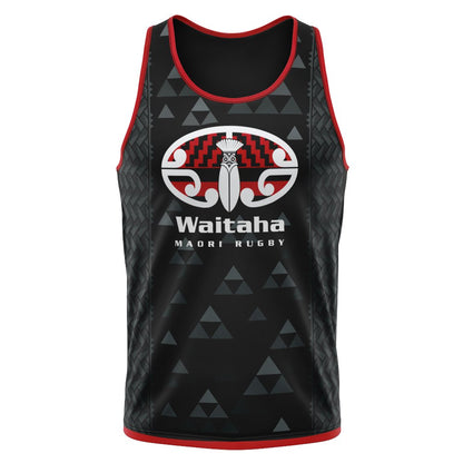 Waitaha Māori Rugby Sublimated Singlet - R80Sports