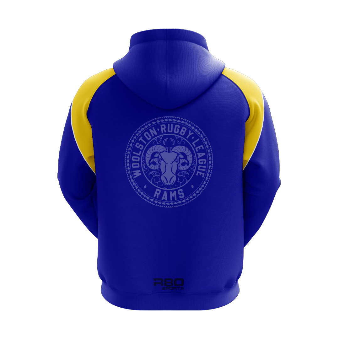 Woolston Rams Rugby League - Cut & Sew Hoodie - R80 Sports