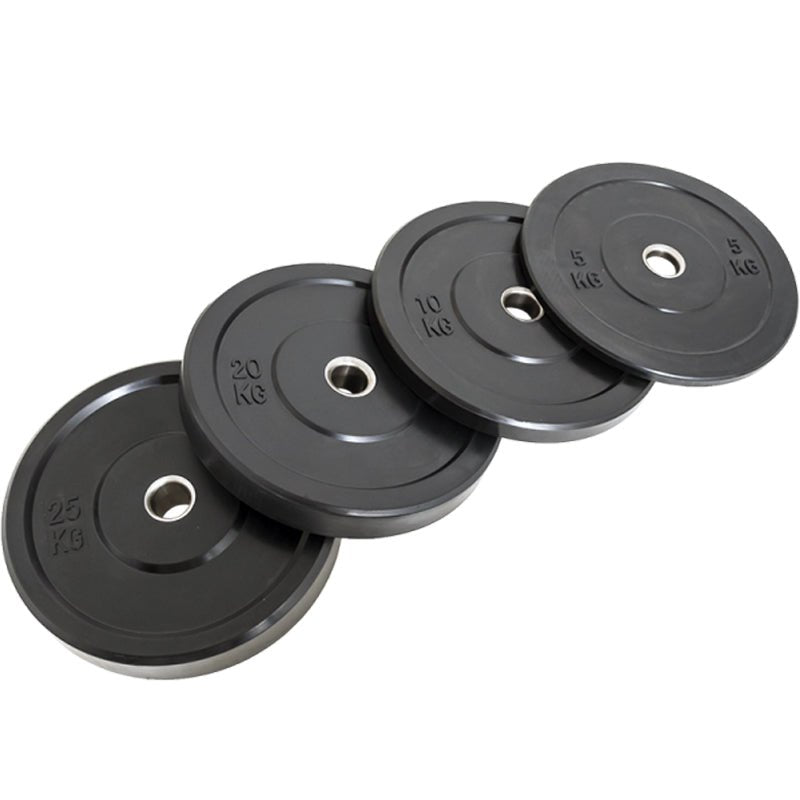 XLR8 Black Bumper Plates - R80Sports