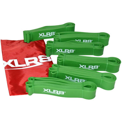 XLR8 Green Strength Band 6 Pack - R80Sports