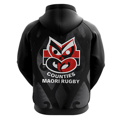 Counties Maori Rugby Sublimated Hoodie