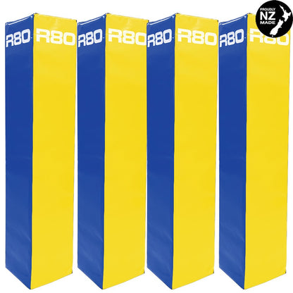 Club Coloured Senior Goal Post Pads