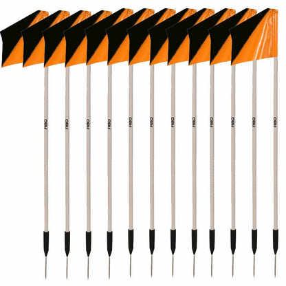 Sideline Pole with Club Colours Flag Sets - R80Sports