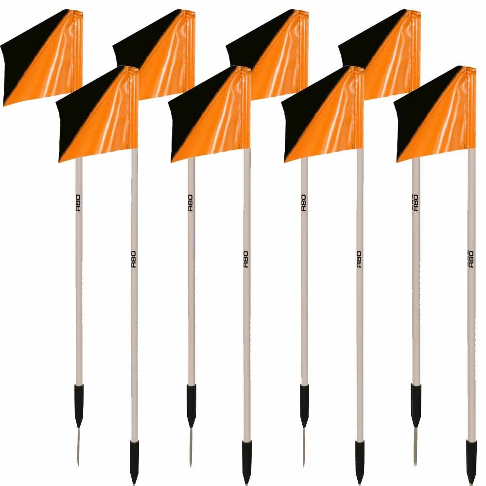 Sideline Pole with Club Colours Flag Sets - R80Sports