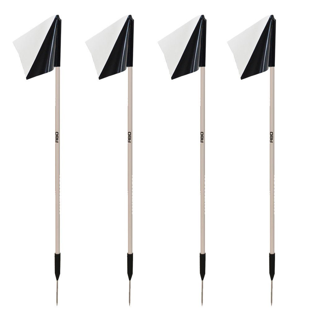 Sideline Pole with Club Colours Flag Sets - R80Sports