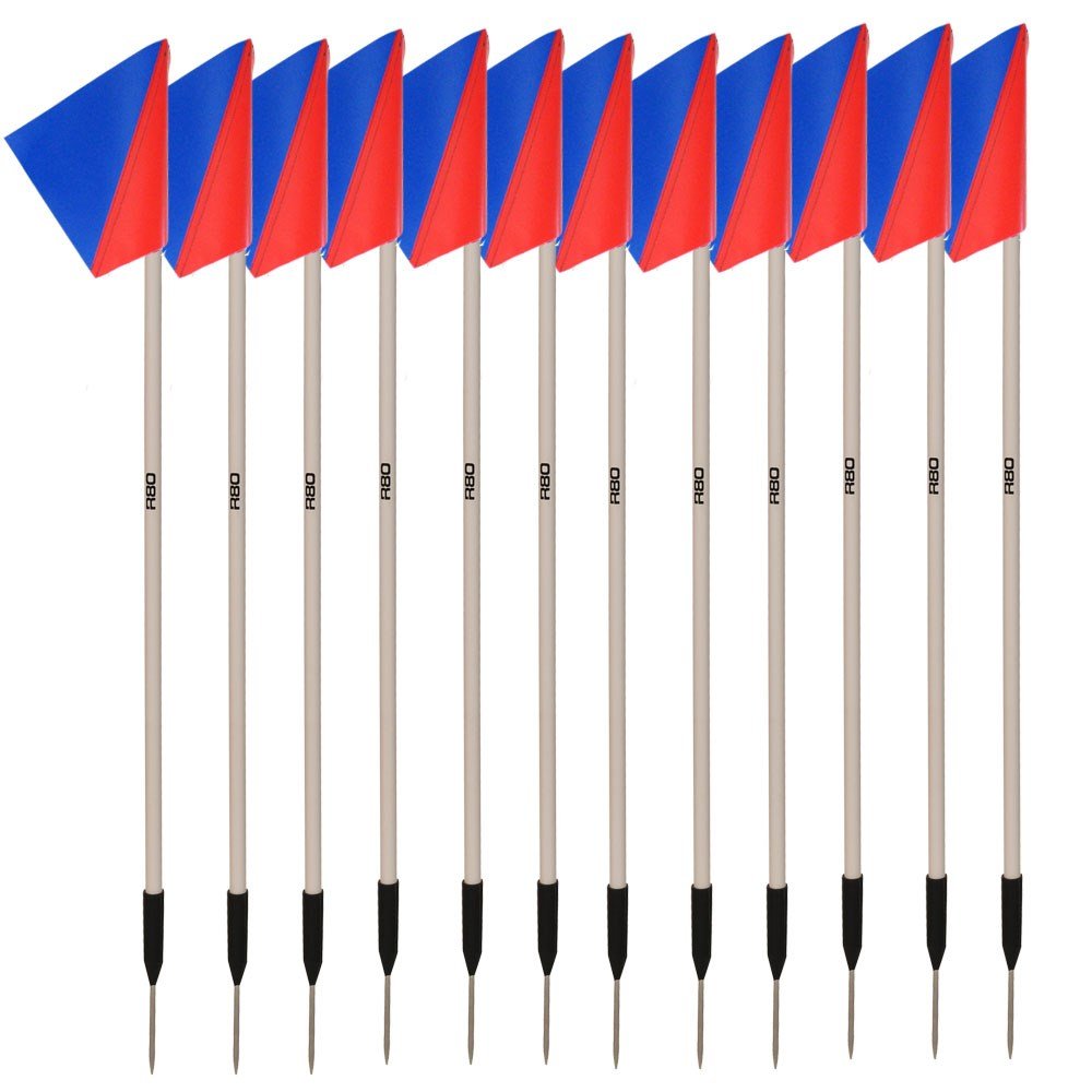 Sideline Pole with Club Colours Flag Sets - R80Sports