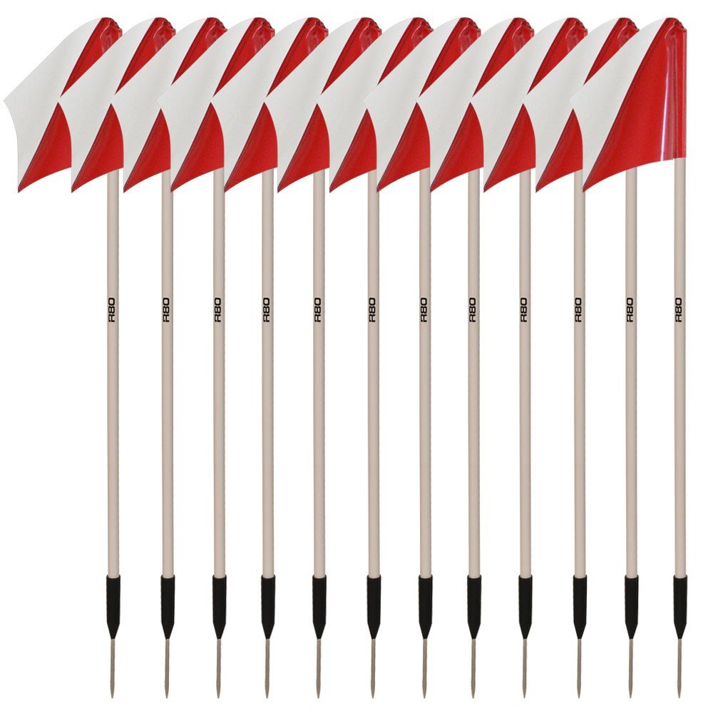 Sideline Pole with Club Colours Flag Sets - R80Sports