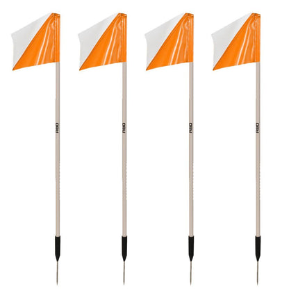 Sideline Pole with Club Colours Flag Sets - R80Sports