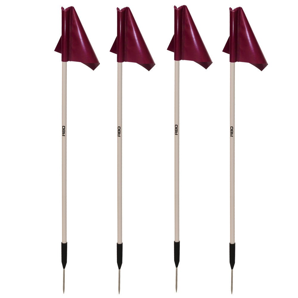 Sideline Pole and Top Tarp Flag Sets - R80 Rugby