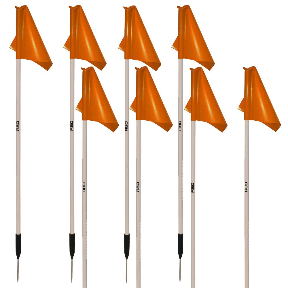 Sideline Pole and Top Tarp Flag Sets - R80 Rugby